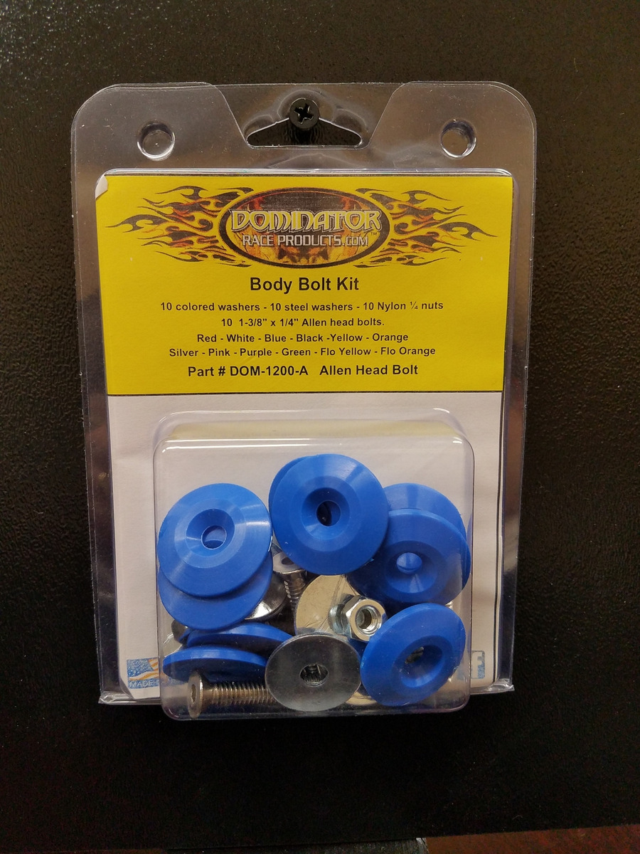 Dominator Body Bolt Kit Hex Head Orange Dominator Body Bolt Kit Hex Head Orange