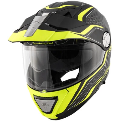 Casque Modulaire GIVI X33 DUAL SPORT CANYON Couches Noir Jaune S - Photo 1/4