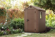 BOX CASETTA DA GIARDINO 125,8x184,5x205,1 CM KETER DARWIN 4X6 MARRONE