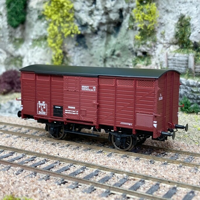 HO] : Wagon primeur 10T, rouge Sideros, SNCF Ep. IIIa - WB762 - Paris Modélisme