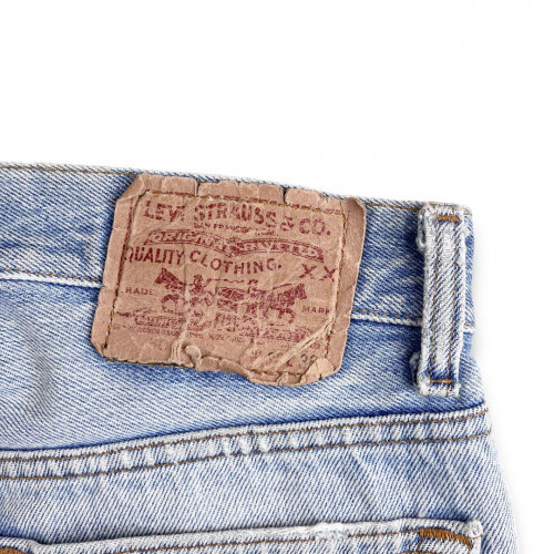 未着用リーバイス501 米国製　W30×L36 90s USA made Levi's 501 vintage painted denim W30 L36