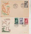 Spanish Sahara 2 FDC  1961 Air issue 1961 Child Welfare  good condition