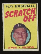 1971 Topps Scratch Off Set-Break Al Kaline VG-VGEX *GMCARDS*