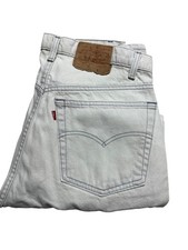 Vtg Levi  s 501 80s 1980s Button Fly Denim Jeans USA 501xx Vintage 34X29 White