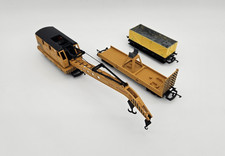 HORNBY Railroad OO Gauge R6369 Breakdown Crane & Open Wagon Departmental Yellow