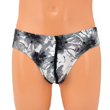 Slip homme avec bande continue au centre (L)