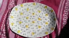 Vintage MCM Crockery Jessie Tait Midwinter Modern Plate