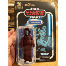 Kenner Star Wars Aayla Secura The Clone Wars 3.75" Figure Mint on Card