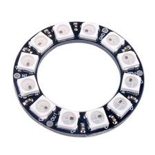 12 X WS2812B RGB LED Ring 12 Bits WS2812 5050 DC 5V Lamp Light with Integrate...