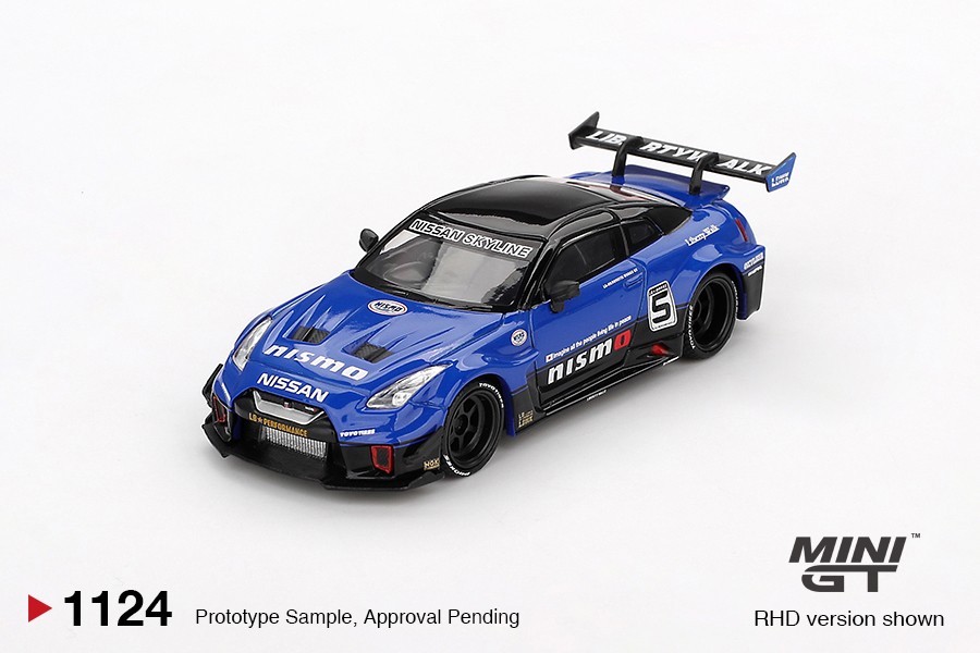 Mini GT 1:64 LB-Silhouette WORKS GT NISSAN 35GT-RR Ver.2 Blue