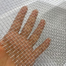 2 Pack 12" X 24" Stainless Steel Wire Mesh Screen, 5 Mesh, Hard & Heat Resisting