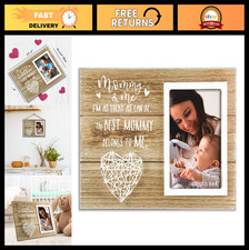 Mommy and Me Picture Frame - Perfect Gift for New Moms  First-Time Moms - 4x6