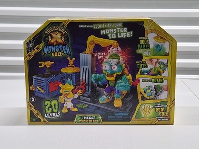 Treasure X Monster Gold Mega Monster Playset, Mega Monster Lab, New