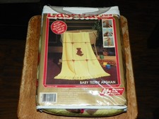 Lasetta Plus Afghan Kit 30 x 44 BABY TEDDY Yellow L60
