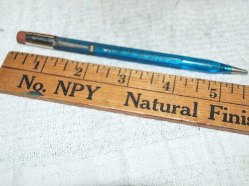 Scripto translucent blue hex #71 mechanical pencil with fancy clip (S598)