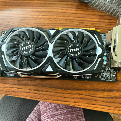 MSI AMD Radeon RX 580 ARMOR 4G OC 4GB GDDR5 PCIe x16 Dual Fan Heatsink