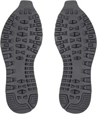 Anti-Slip Rubber Shoe Repair Materials, Full Sole Replacement, Black, Black