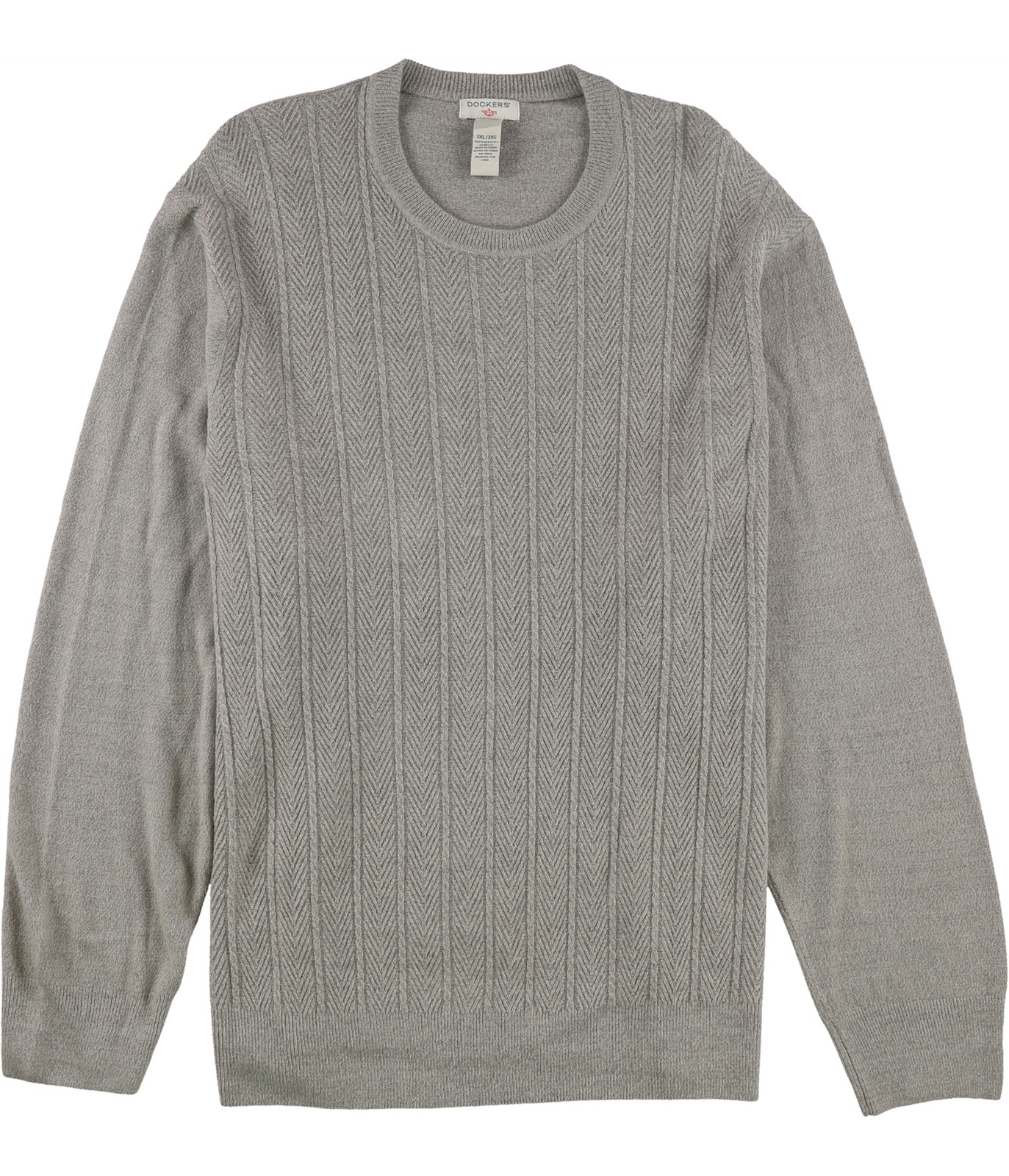 Свитер-пуловер Dockers Mens Comfort Touch серый XXXX-Большой размер 6290₽