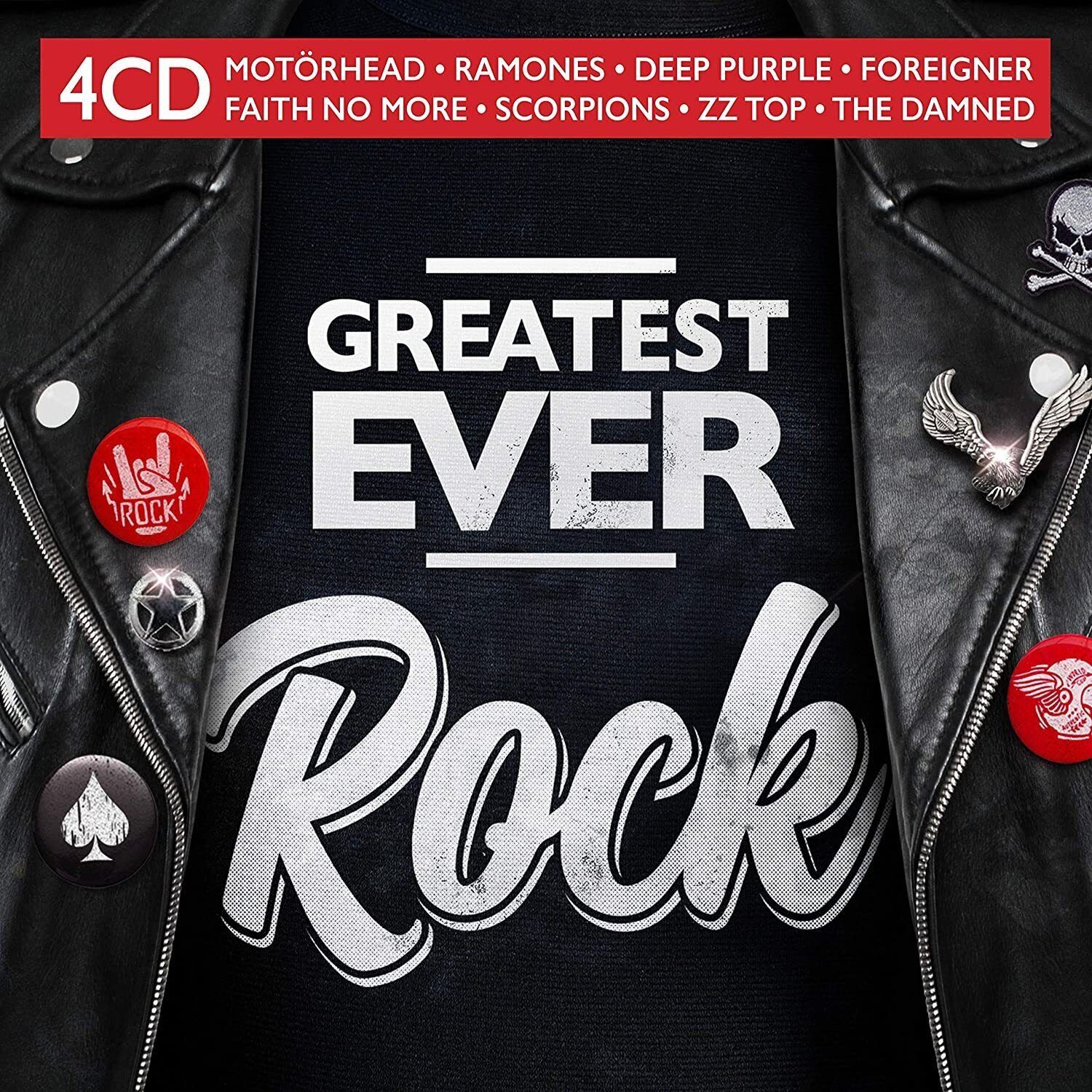 Greatest Ever Rock - Various Artists (Greatest Ever) 4CD Box Set