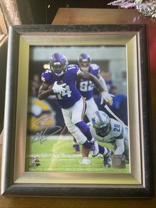2016 NFL Stefan Diggs Signed/Autographed 8x11 Photo Vikings
