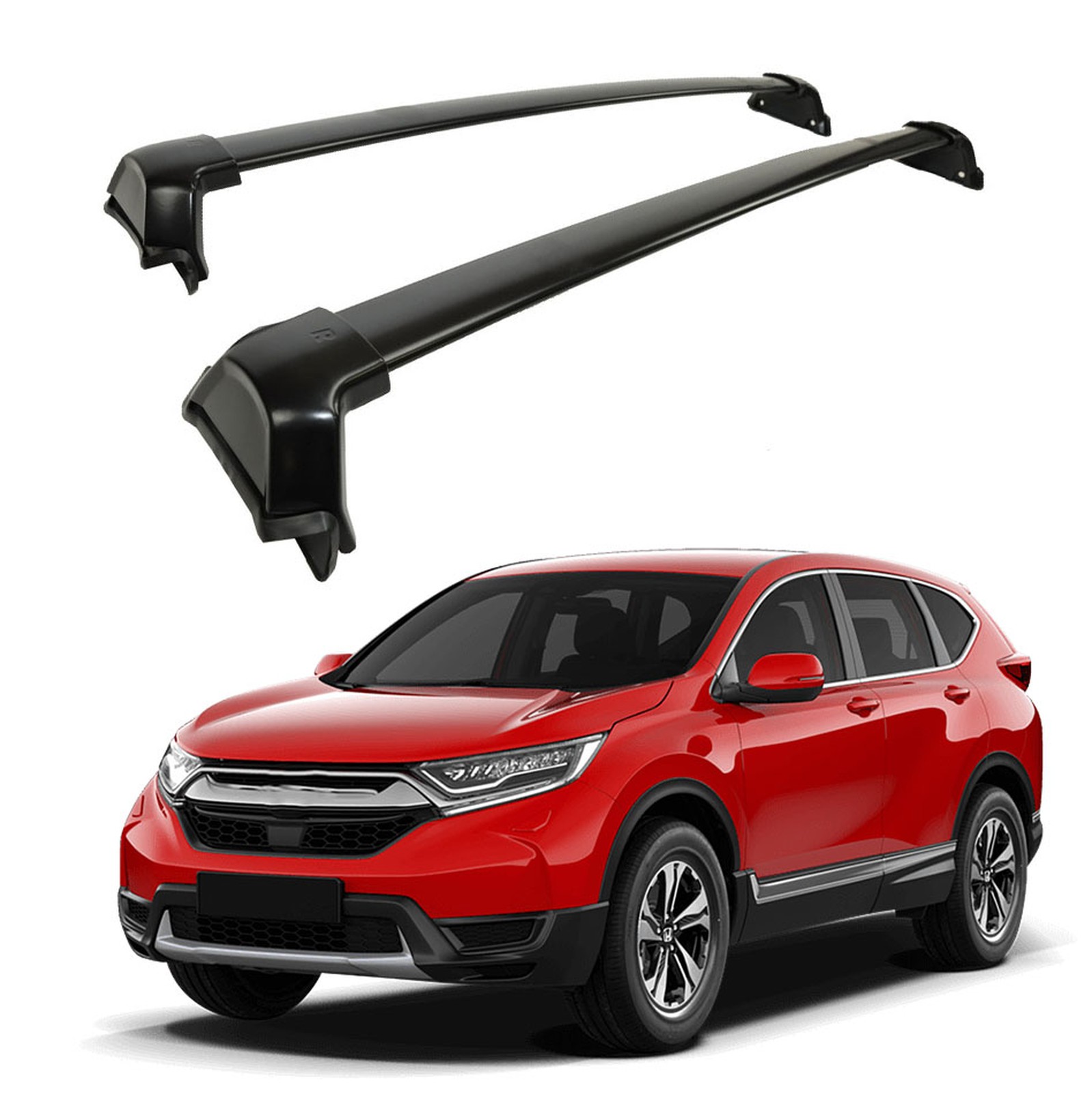 Barres de toit Honda CR-V 2018-2022 en alu profilé silencieux et aérodynamique