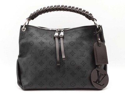 Louis Vuitton Beaubourg Hobo Tote Mm In Black Mahina Leather Fw0326loxzdu