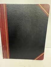 Boorum & Pease Columnar Record Book Ledger 21-150 REC Vintage 2 Pages W/writing