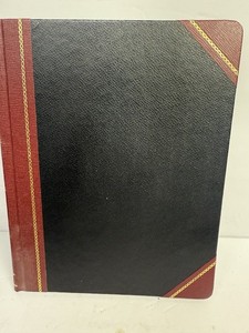 Boorum & Pease Columnar Record Book Ledger 21-150 REC Vintage 2 Pages W/writing