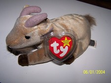 Goatee the Goat Ty Beanie Baby 5.5 Inch Original tags As Pictured. 1999