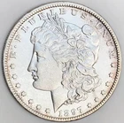 1897 O MORGAN DOLLAR! TOUGH DATE! LIGHT RAINBOW REVERSE! MUST SEE! NR #S1110