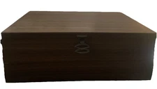 ANTI TARNISH INTERNATIONAL SILVER FLATWARE WOOD STORAGE BOX CHEST W/ ONE DRAWER