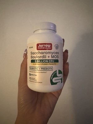 NEW Jarrow Formulas Saccharomyces Boulardii and MOS Probiotics - 90 Ct Exp 4/27