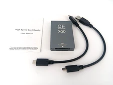 CFexpress Type B and SD Two-Slot Card Reader USB 3.1 Gen 2 10Gbps Type B Reader