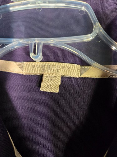 Burberry Brit Half Quarter Zip 1/4 Pullover Sweatshirt Nova Check Equestrian XL - Picture 6 of 9