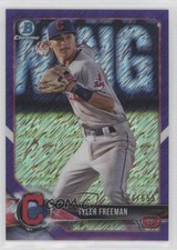 2018 Bowman Chrome Prospects Purple Shimmer Refractor 564/655 Tyler Freeman 11ur