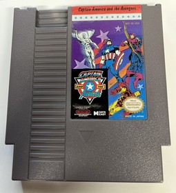 Captain America and The Avengers NES 1991 Complete In Box Tested Authentic