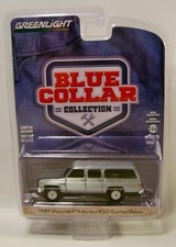 1987 '87 CHEVY SUBURBAN K20 RAW CHASE BLUE COLLAR COLLECTION R13 GREENLIGHT 2024