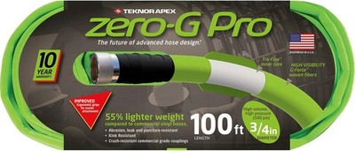zero-G Pro 4300-100 Garden Hose 3/4'' x 100' Lightweight Kink-Resistant Green