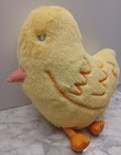 NEW Target Easter Spring Yellow Chick Shaped Plush Throw Pillow 13" x 12.5" — photo 2