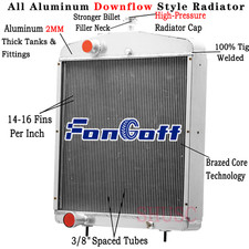 4 Row Tractor Radiator For Case 2590 2394 2594 3294 3394 3594 A184365 A147140