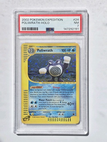 Poliwrath graded PSA 7 for sale on eBay
