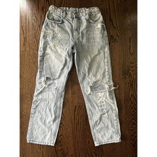 Zara boys jeans size 11/12 distressed blue