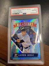 Aaron Judge 2018 Donruss Optic #171 Carolina Blue 30/50 PSA 10 NY Yankees RARE