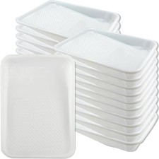 Great Andrew 9-Inch Paint Tray Liner, 21 PCS Plastic 21 Liners, 9 In, White 