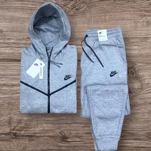 nike tech suit gray
