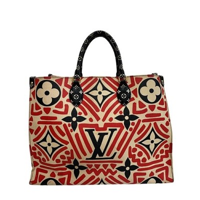 Louis Vuitton OnTheGo GM LV Crafty Giant Monogram Canvas Creme Rouge M45358