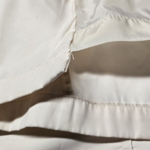 Eddie Bauer Damen Zweireiher Gefütterter Trenchcoat XL Elfenbein Beige Baumwollmischung - Bild 13 von 21