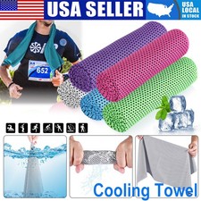 Lot Cooling Towel Ice Towel Neck Wrap For Sports Running Jogging Gym Chilly