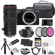 Canon EOS RP  RF 24-105mm f/2.8 L IS USM Z Lens 64GB Ext Bat 3PC Filter-Kit