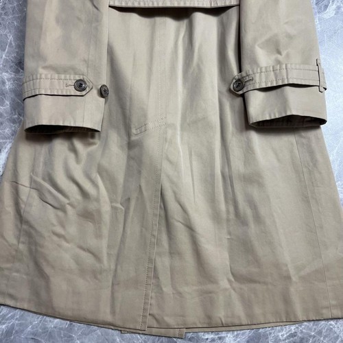 Gabardina Burberry beige miel forro de cinturón a cuadros Nova para mujer talla M excelente - Imagen 8 de 24